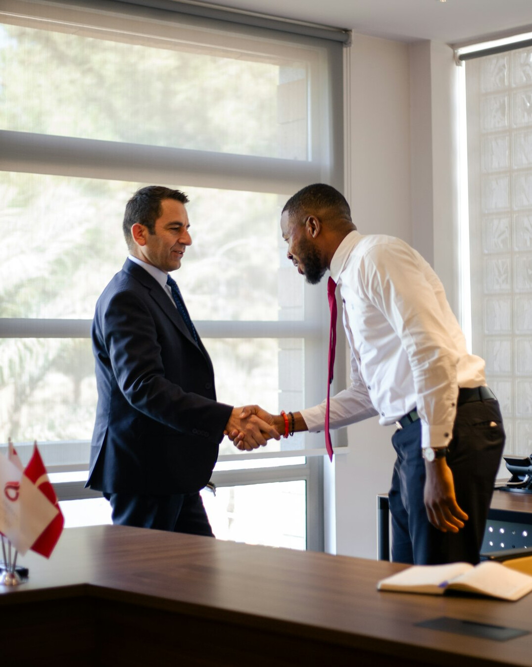client meeting handshake